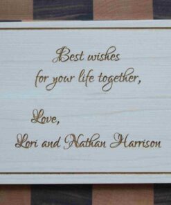 Personalized Maple Gift Card - Custom Laser Engraved