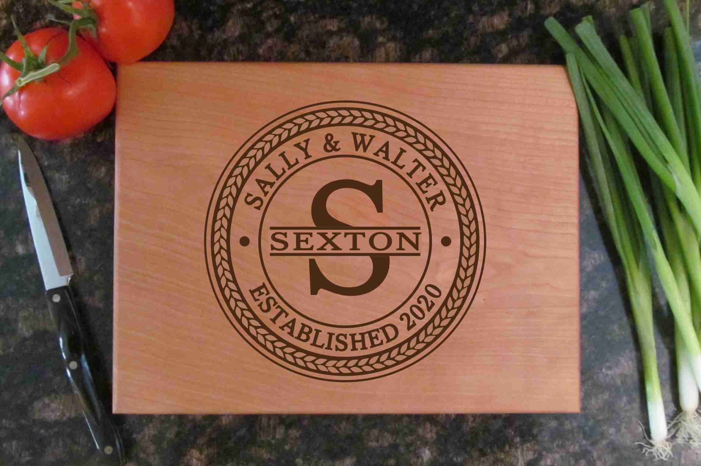 Personalized Cutting Board - Laser Engraved 100-108