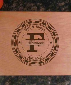 Personalized Cutting Board - Laser Engraved 134-142