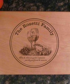 Personalized Cutting Board - Laser Engraved 152-160