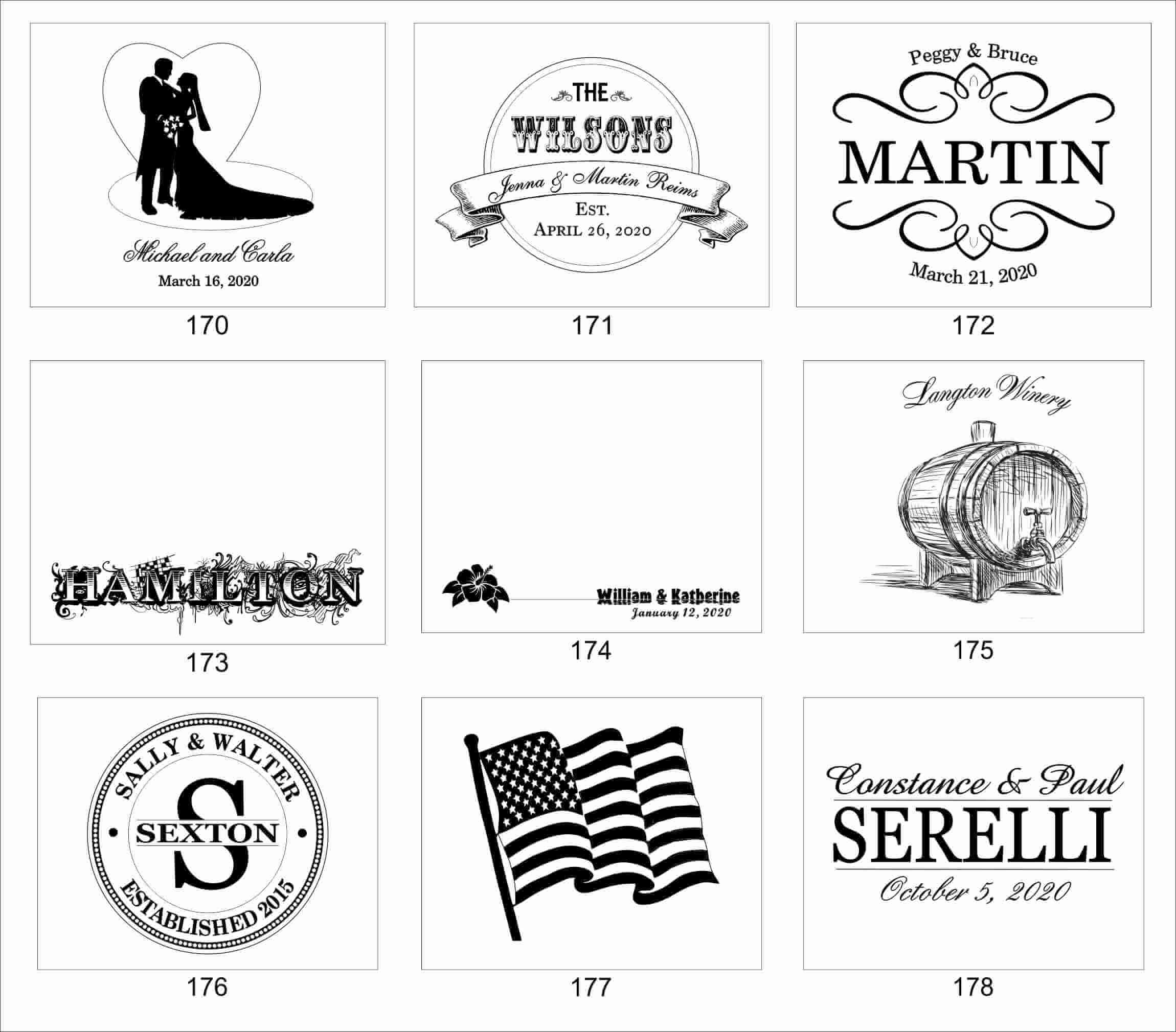 Personalized Cutting Board - Laser Engraved 170-178 - Image 2