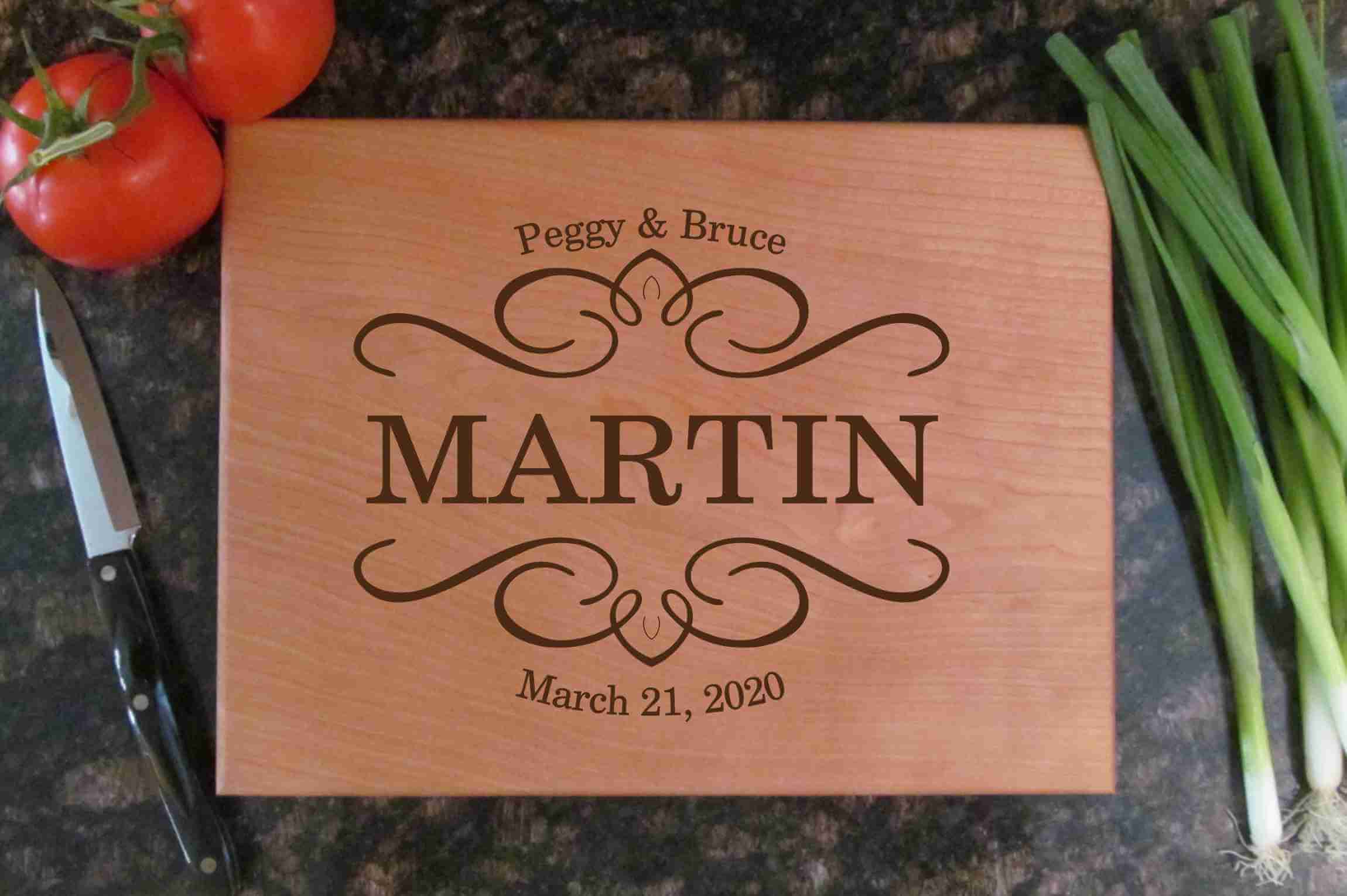Personalized Cutting Board - Laser Engraved 170-178