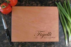 Personalized Cutting Board - Laser Engraved 179-187