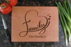 Personalized Cutting Board - Laser Engraved 245-253