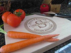 Personalized Hard Wood Cutting Boards - Laser Engraved