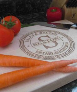 Personalized Hard Wood Cutting Boards - Laser Engraved