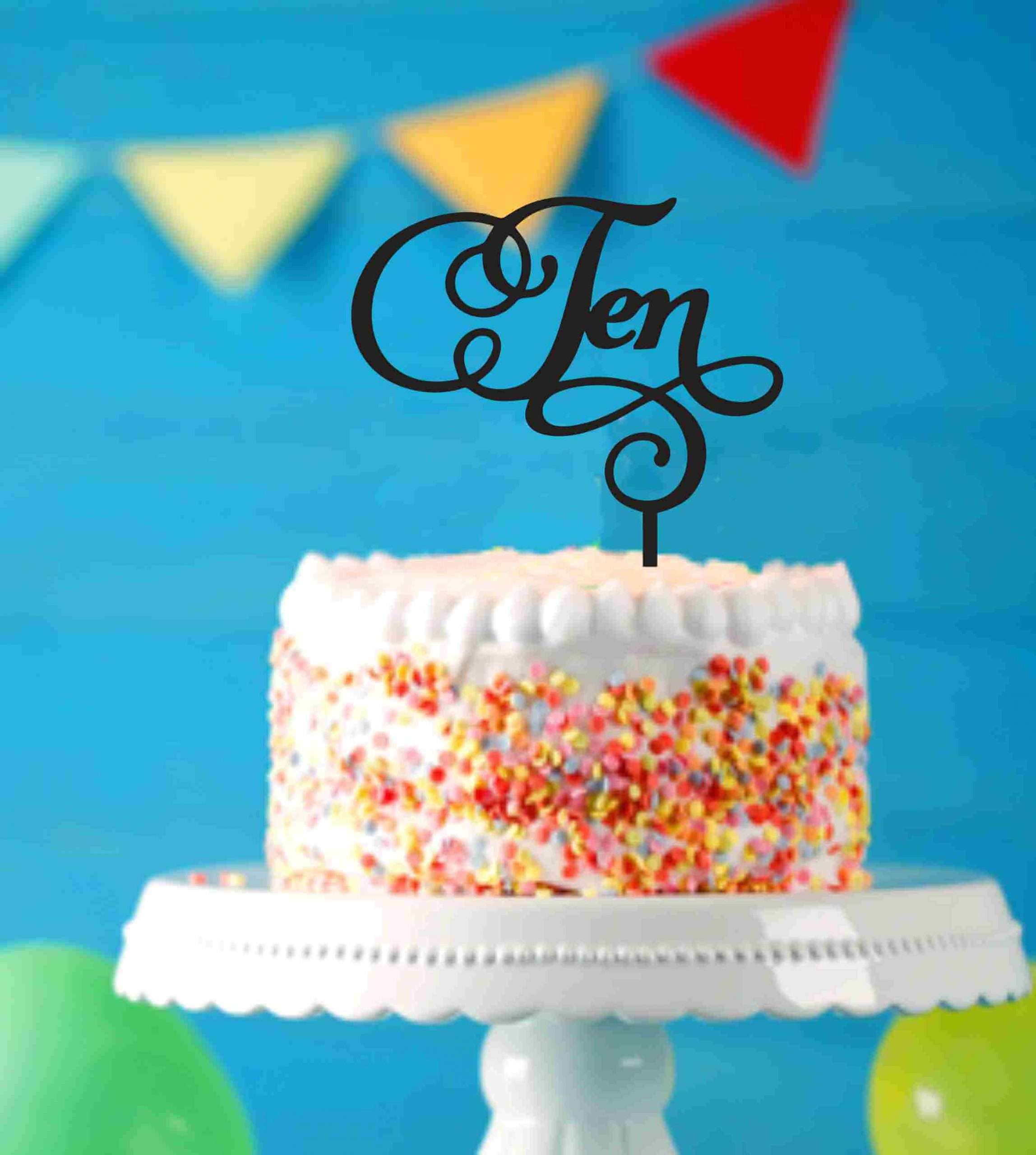 Birthday Cake Topper 2002