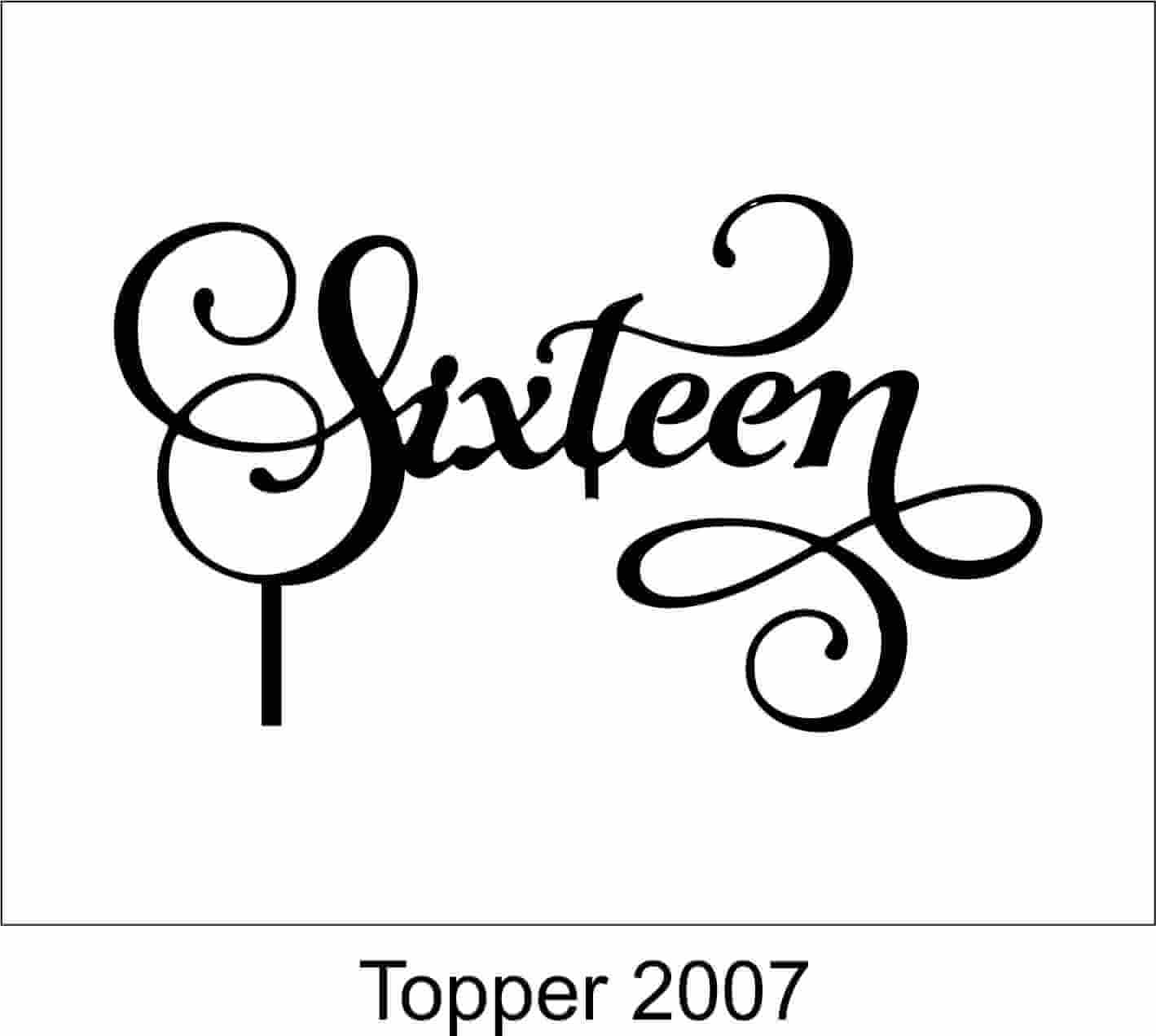 Birthday Cake Topper 2007 - Image 2