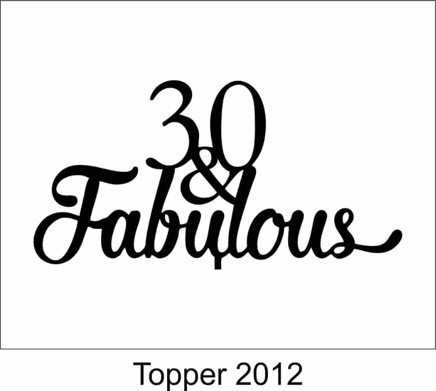 Birthday Cake Topper 2012 - Image 2