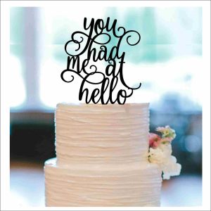 Personalized Cake Topper 1001