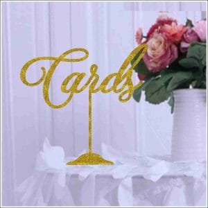 Table Sign - Cards