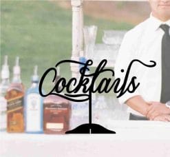 Table Sign - Cocktails