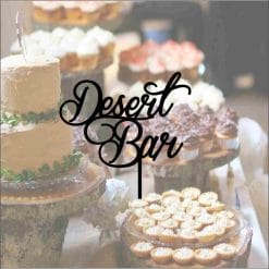 Table Sign - Desert Bar
