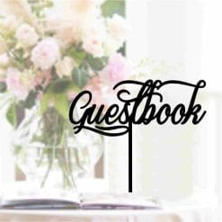 Table Sign - Guest Book