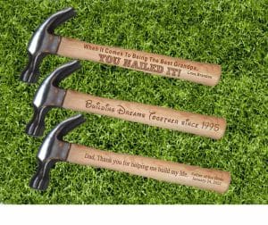 Personalized Engraved Hammer