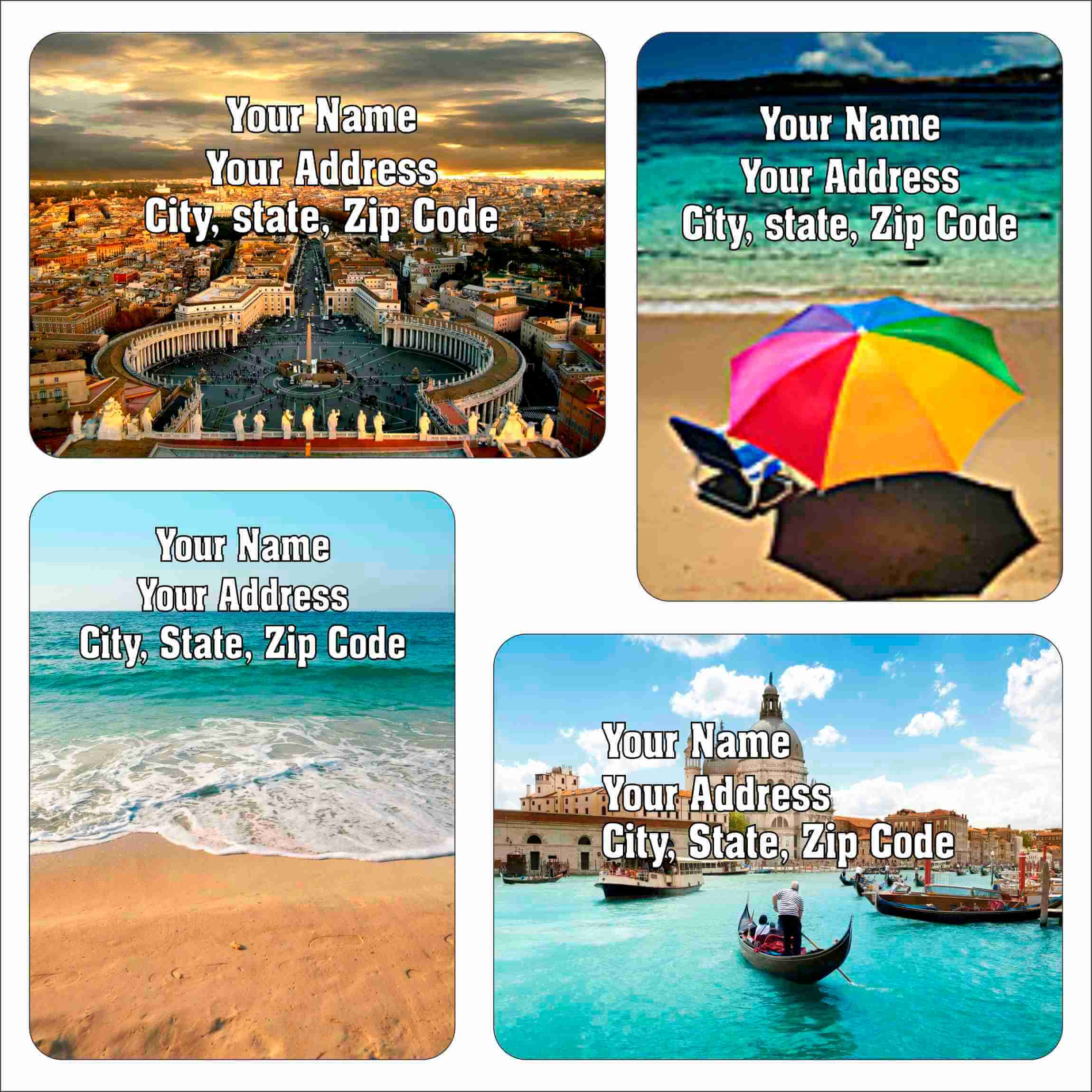 Luggage Tags - Photo Applied on FRP