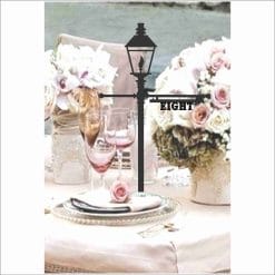 Table Numbers, Table Signs