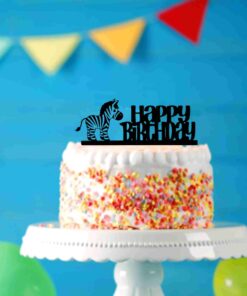 Birthday Cake Topper 2070 Baby Zebra
