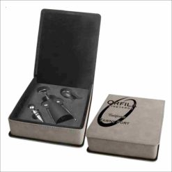 3-Piece Wine Tool Gift Set - Leatherette