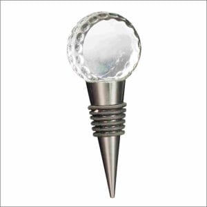 Crystal Golf Ball Wine Stopper