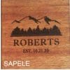 Sapele 4" Square Coasters