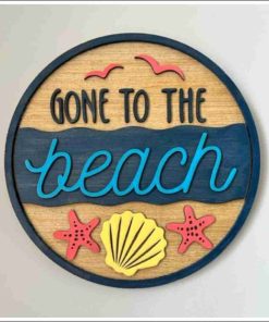 Layered Wall Decor - Gone to the Beach (2 Layers)