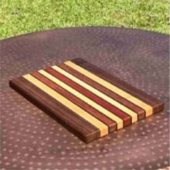 Leopard Stripes - Edge Grain Cutting Board