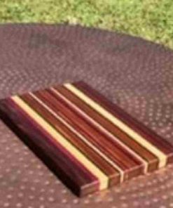 Raspberry Glow - Edge Grain Cutting Board
