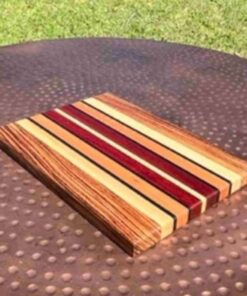 Red Zebra - Edge Grain Cutting Board