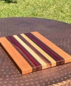 Walnut Berry Creme - Edge Grain Cutting Board