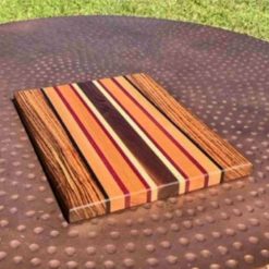 Zebra Race - Edge Grain Cutting Board
