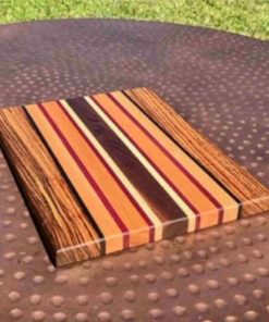 Zebra Race - Edge Grain Cutting Board
