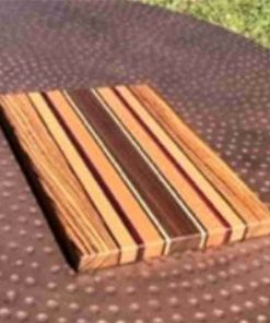 Zebra Run - Edge Grain Cutting Board
