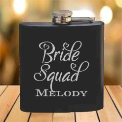 Flask - 6 oz. - Powder Coated Paint or Leather (#624)