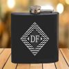 Flask - 6 oz. - Powder Coated Paint or Leather (#688)