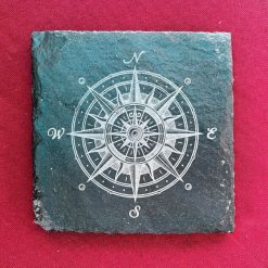 Slate Coasters - Compass