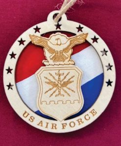 Layered Air Force Ornament – 2 Layers of Intricate Detail