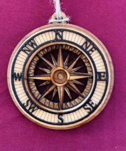 Compass Ornament – 4 Layers of Intricate Detail