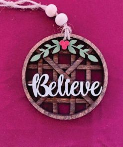 Tobacco Basket Ornament – 3 Layers of Rustic Charm