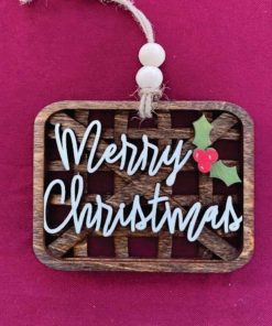 Tobacco Basket Ornament – 3 Layers of Rustic Charm