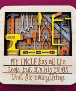 Layered Wall Decor - CUSTOM Work Shop - Hugs Fix Everything